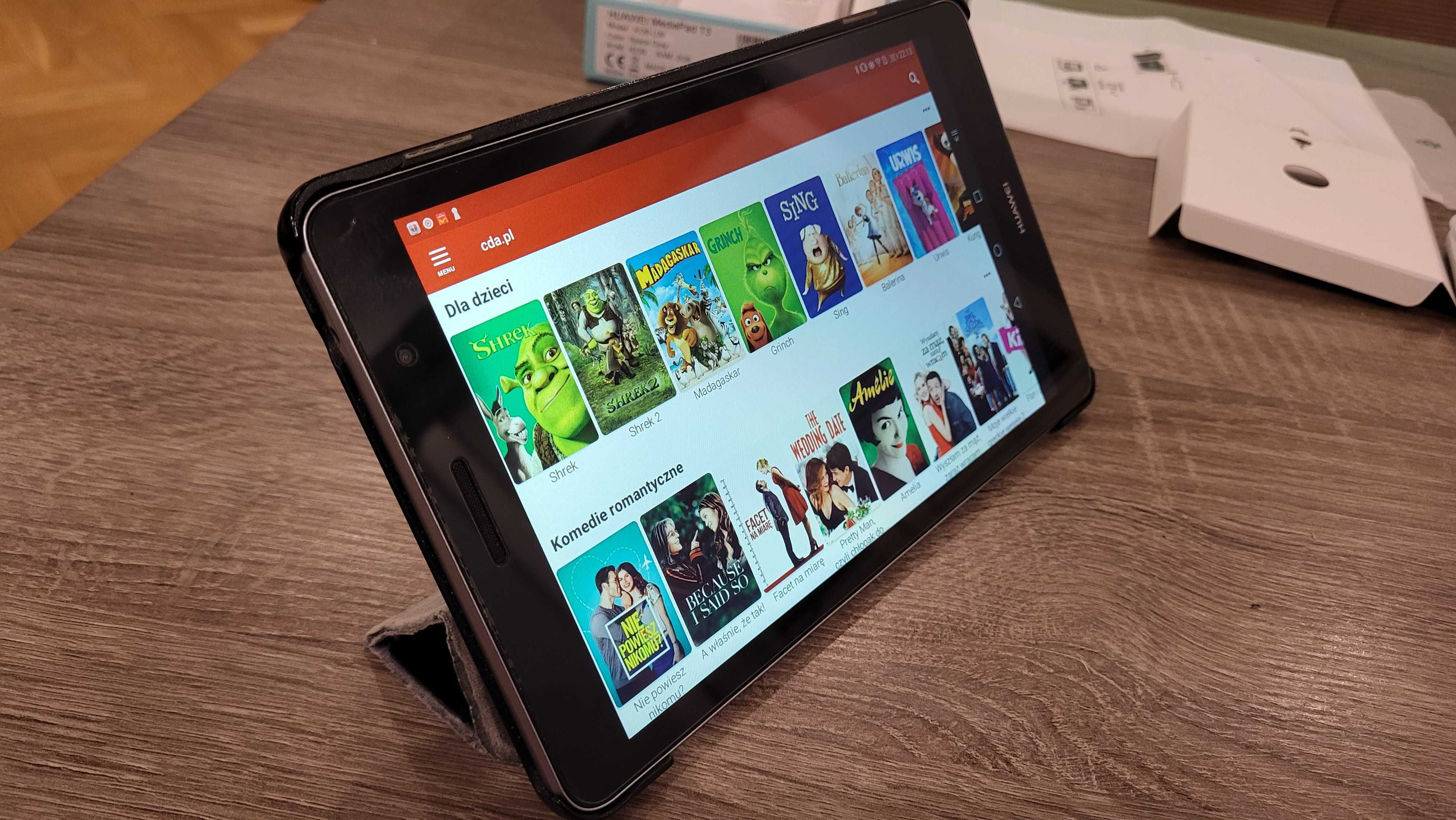 tablet Huawei MediaPad T3 '8 - bogaty zestaw - stan bdb