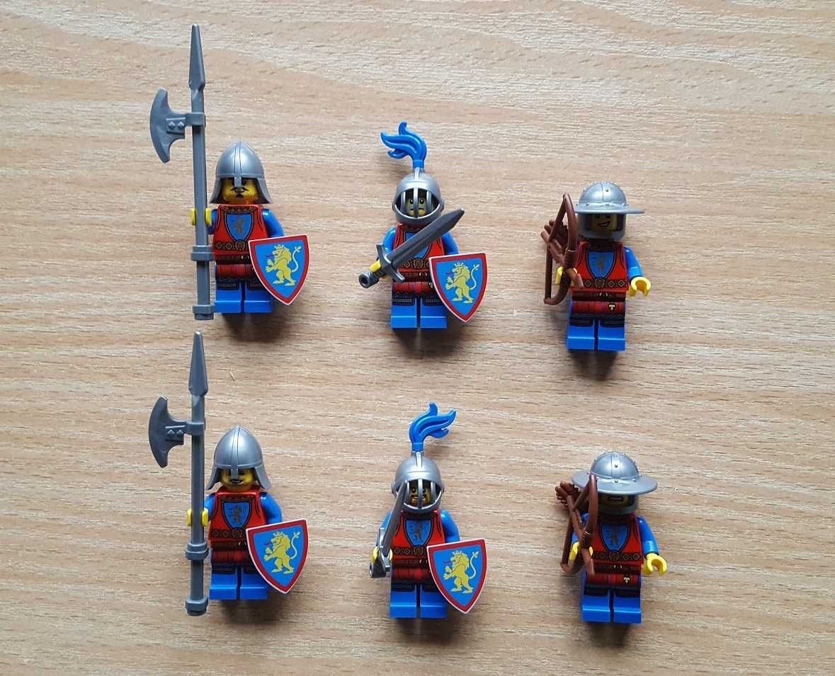 LEGO rycerze herbu Lwa / Lion Knights minifigurki, 10305, 21325, 31120