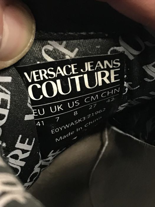 Versace шкіряні чоловічі кросівки оригінал