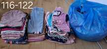 Spodnie 116 bluzki bluza