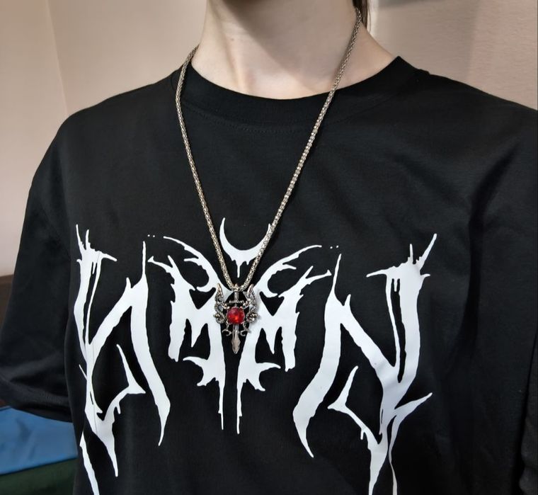 Жіноче кольє "Дракон" у готичному стилі