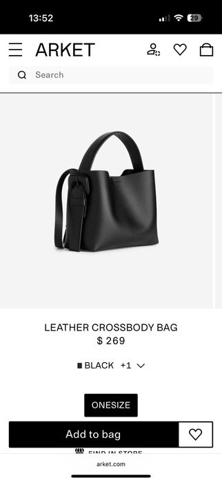 Сумка Arket оригінал