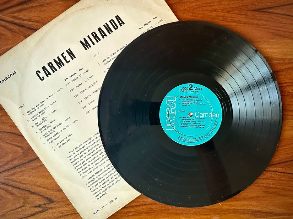 Disco vinil Carmen Miranda