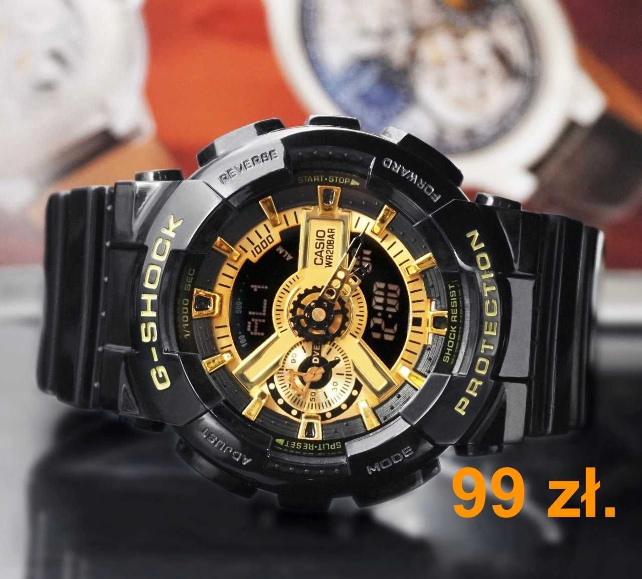 Zegarek Casio G-Shock GA-110 Czarno złoty