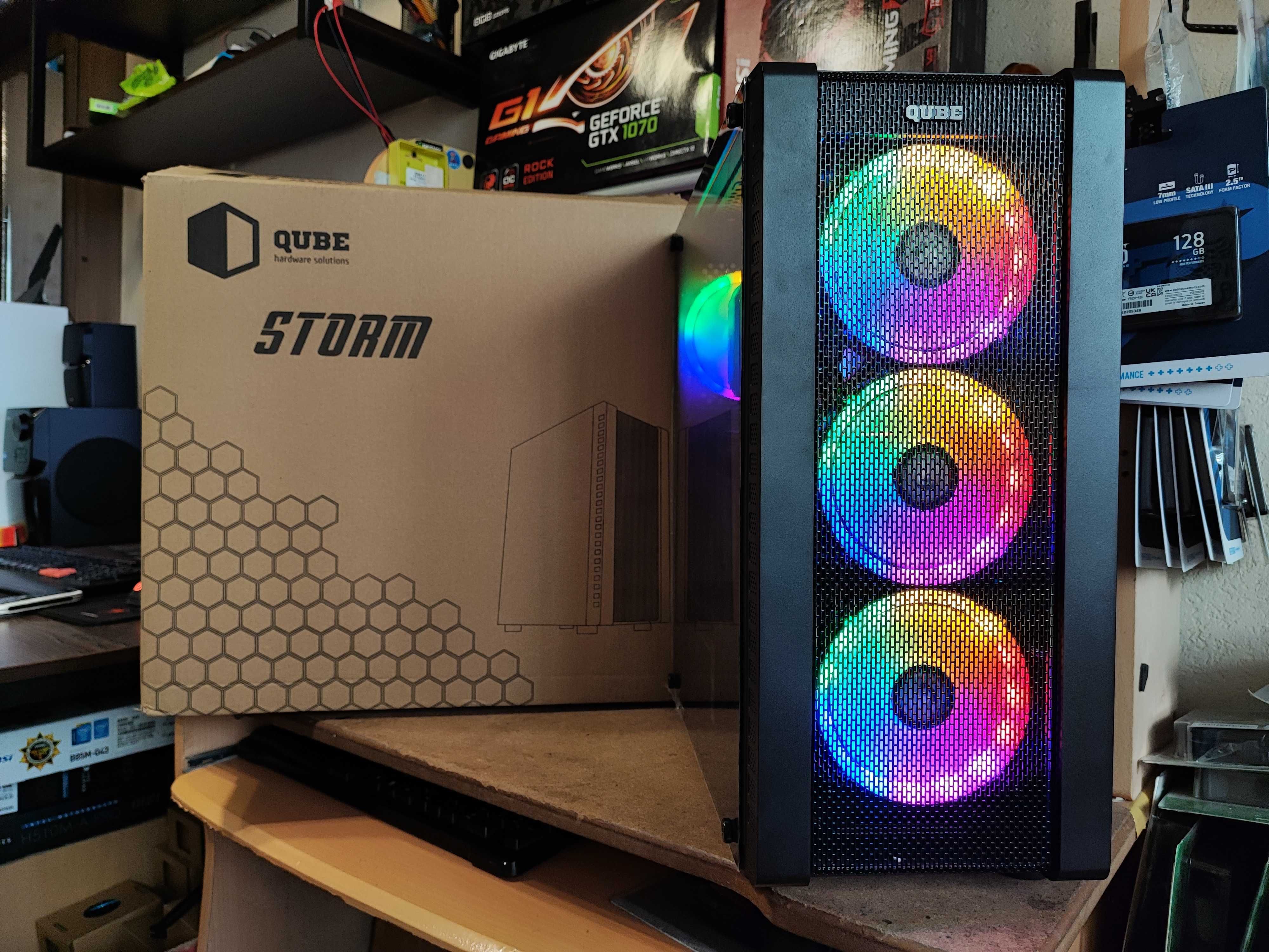 Ігровий комп'ютер intel I5 8500 4.1GHZ, GTX1070 8GB, 16GB DDR4 SSD+HDD