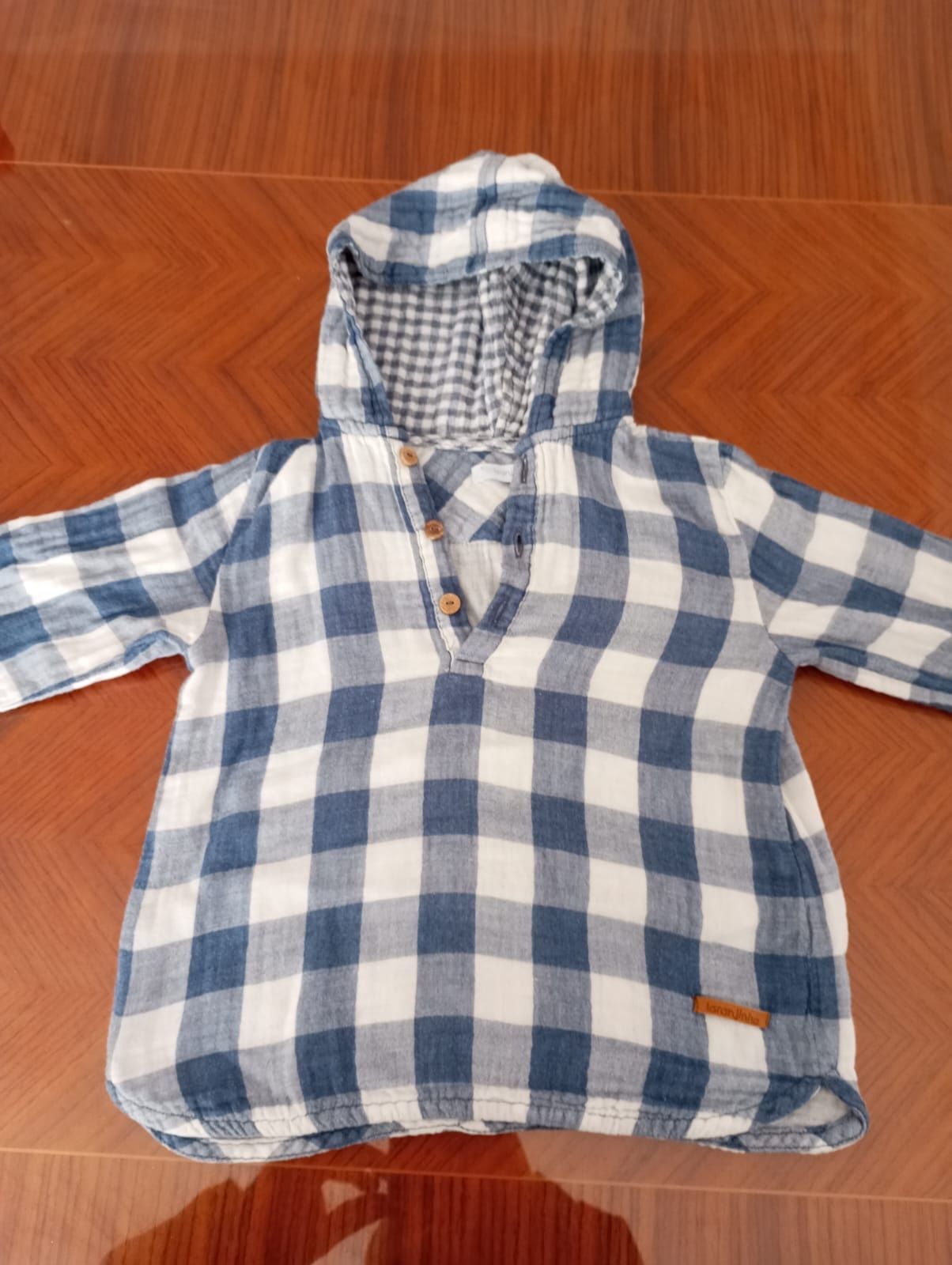 Hoodie/ Camisa Laranjinha Tamanho 24 Meses