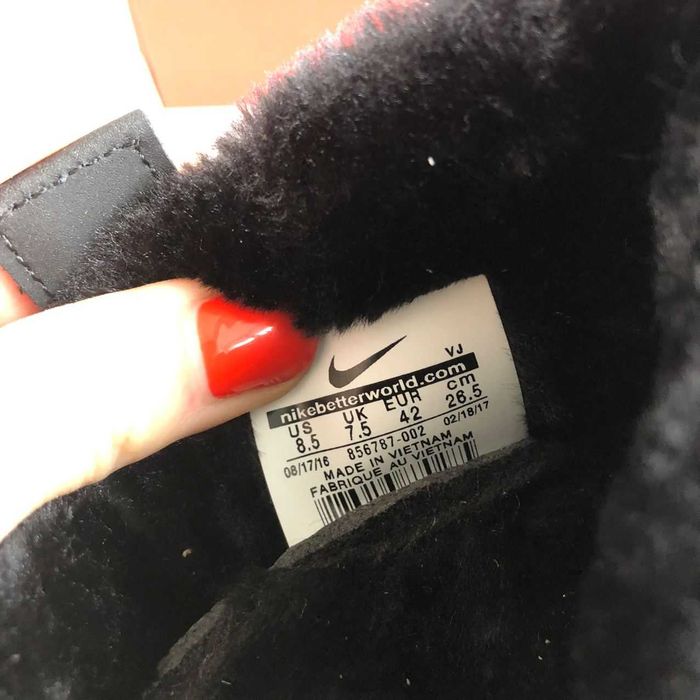 Мужские Кроссовки  Nike Huarache Acronym Термо С Мехом Зима Осень