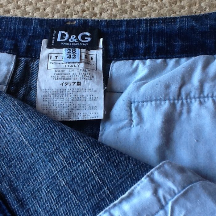 Saia Dolce & Gabbana de jeans giríssima,usada 1 vez