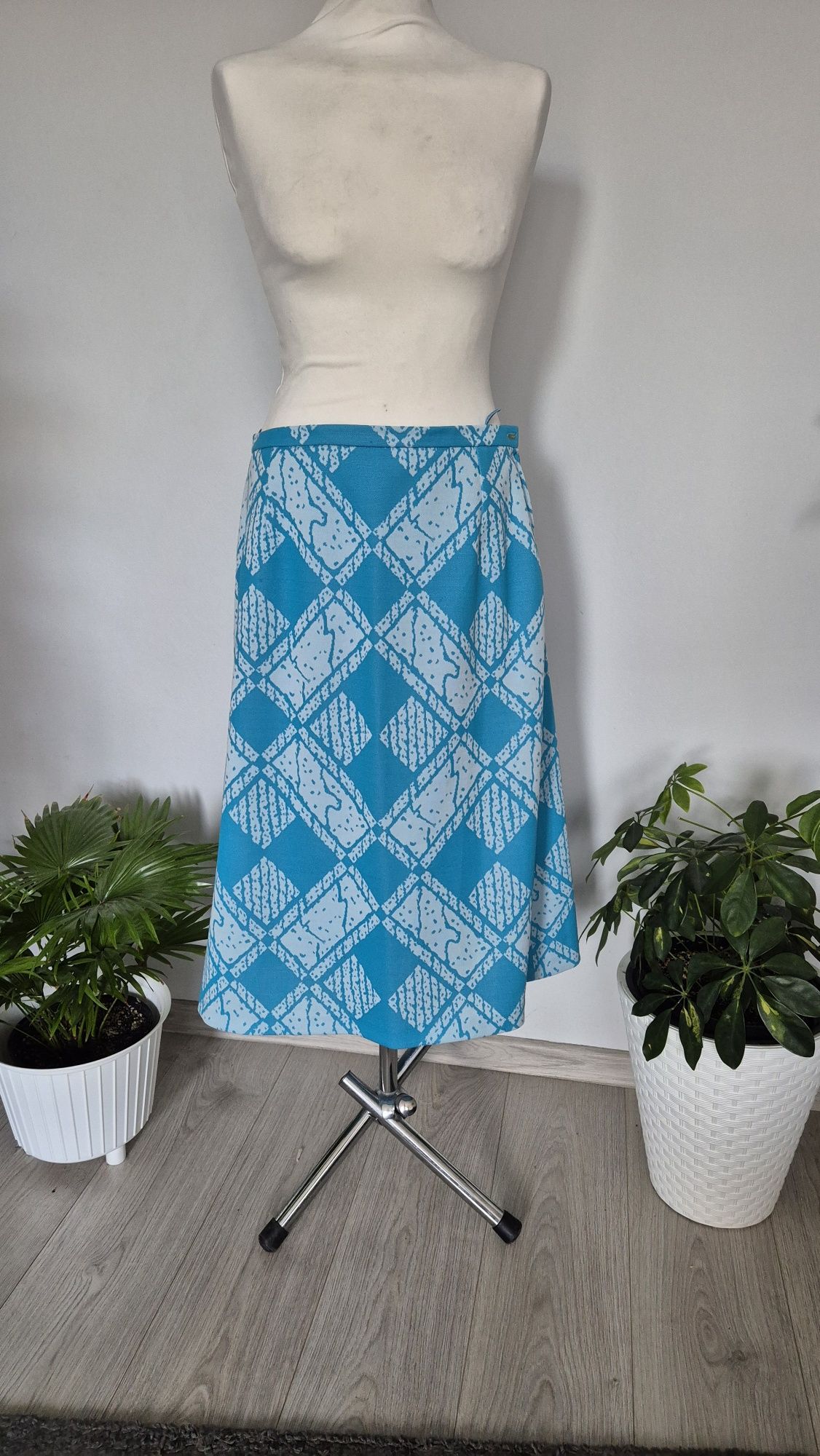 Marynarka+spódnica vintage PRL rozm M
