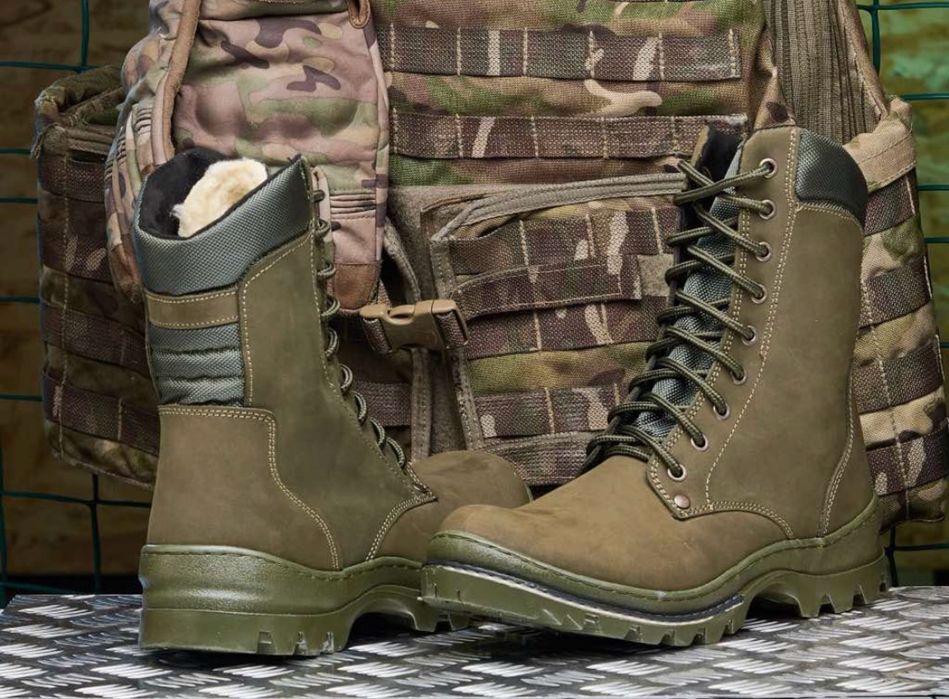 Берці зимові хутро штучне натуральне утеплювач Gore-Tex 40-46 Розн