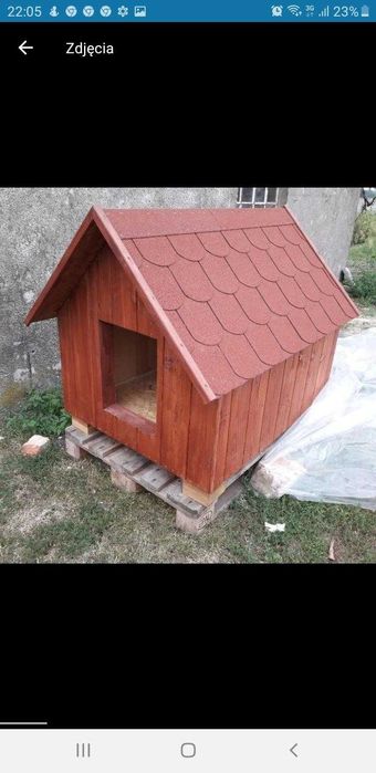 Buda dla psa ocieplona