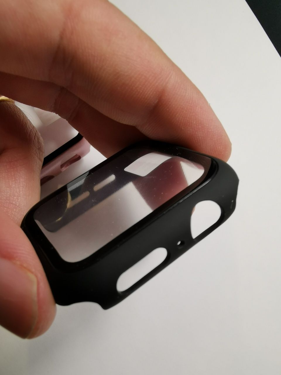 Proteção 360° com película de vidro para Apple watch 38, 40,42,44,45mm