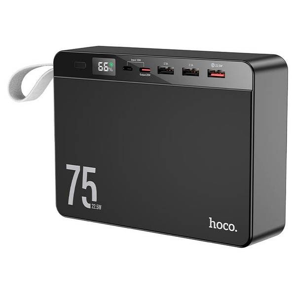 Power Bank,акумулятор Hoco J94 75000mAh 22.5W Black