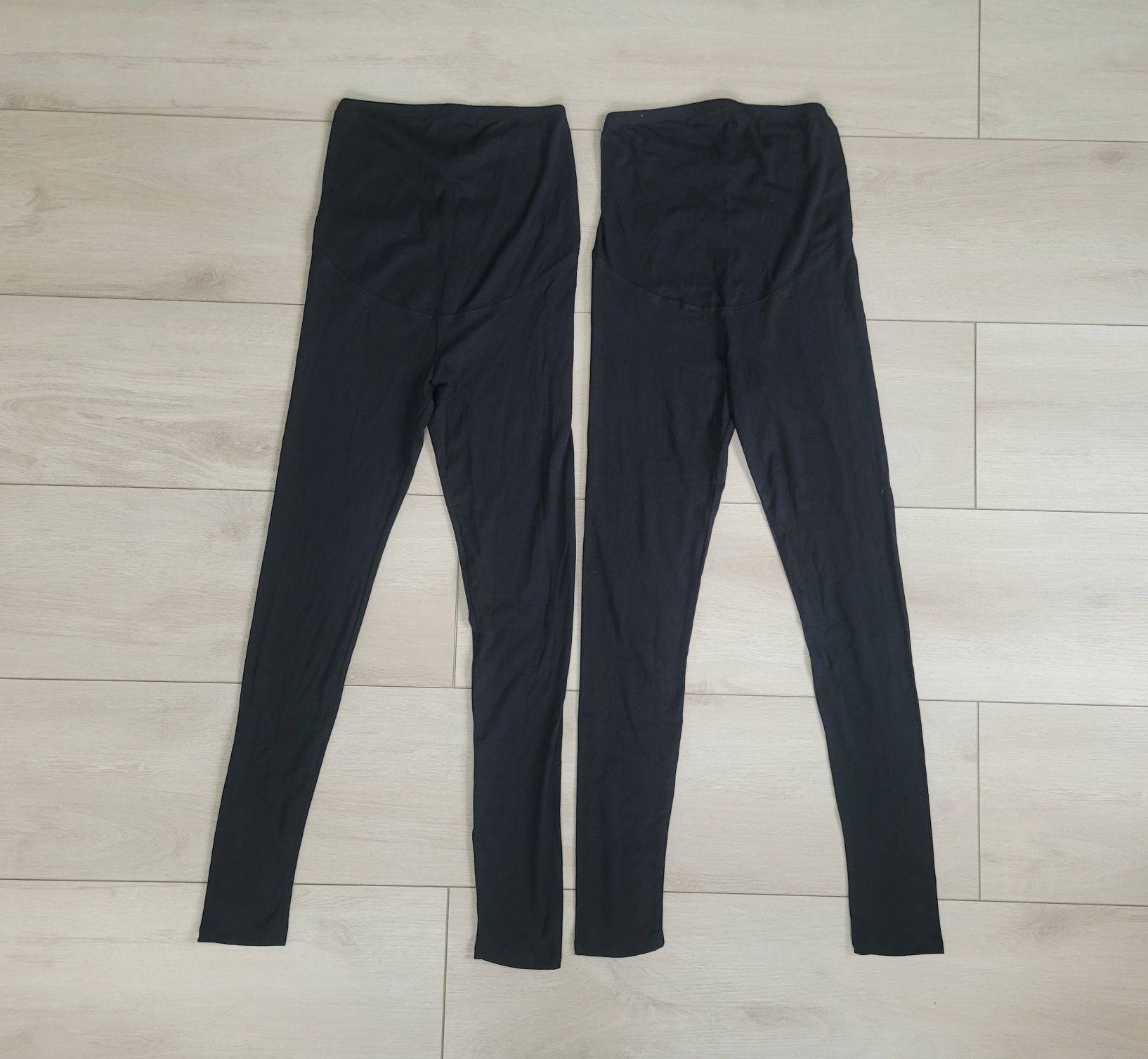 Spodnie ciążowe nowe 2 szt. legginsy czarne H&M Mama rozm. XS