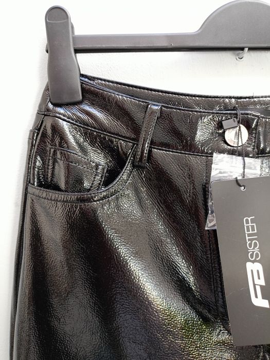 Szerokie spodnie Ala Latex roz S nowe Amisu