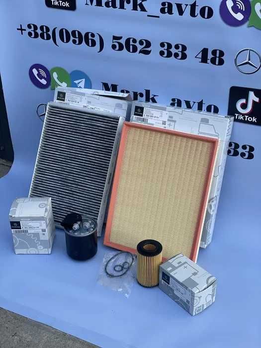 Фільтр фільтра 906 sprinter 2.2 651 паливний повітряний масляний салон