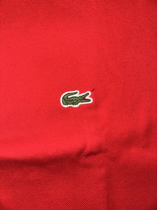 Polo Lacoste Vermelho Slim Fit