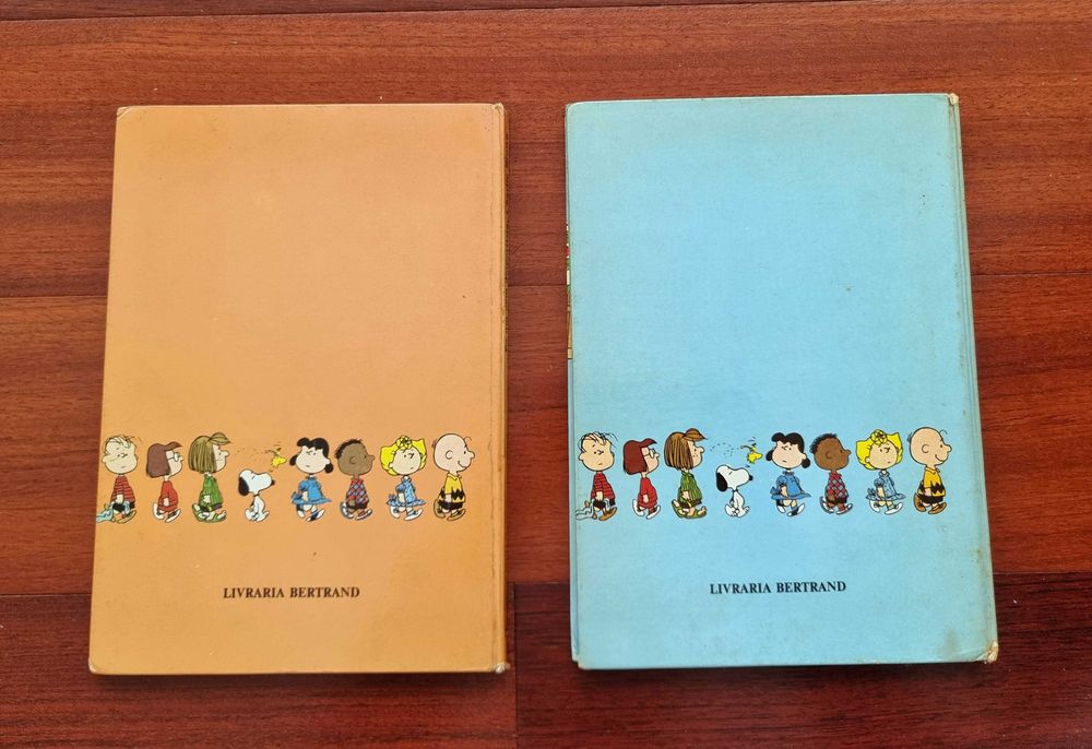 Dois livros "Charlie Brown" de Charles M. Schulz