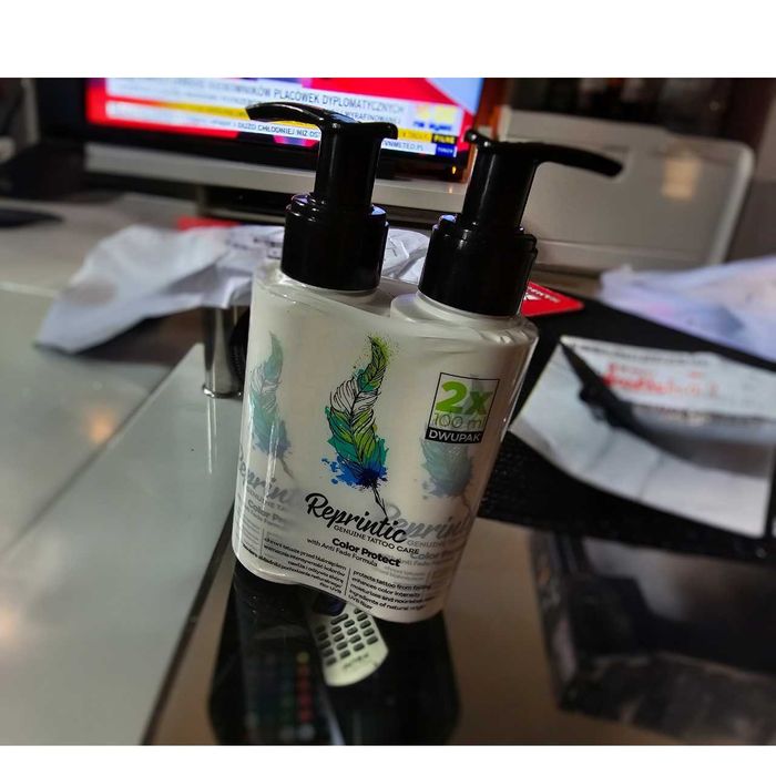 REPRINTIC DWUPAK 2x100ml – Krem do pielęgnacji tatuażu z filtrem SPF