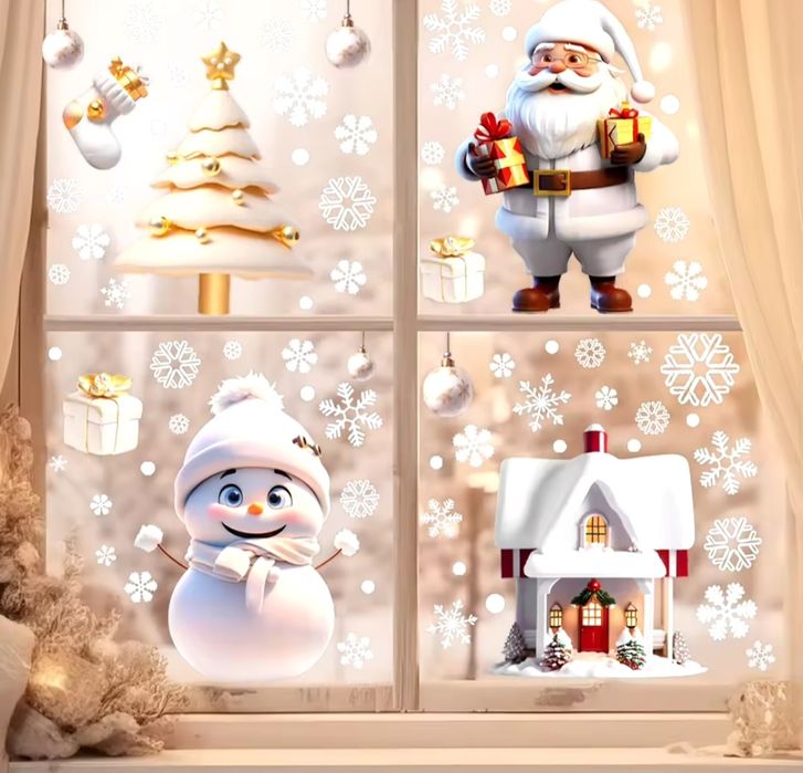 Багаторазові наліпки на вікна