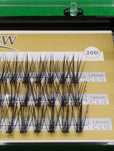 Rzęsy Kępki Sztuczne Rzęsy Przedłużanie Rzęs 0,1mm 12mm 20D Czarny