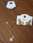 Conjunto de Fio em Aço + Brincos - Novos