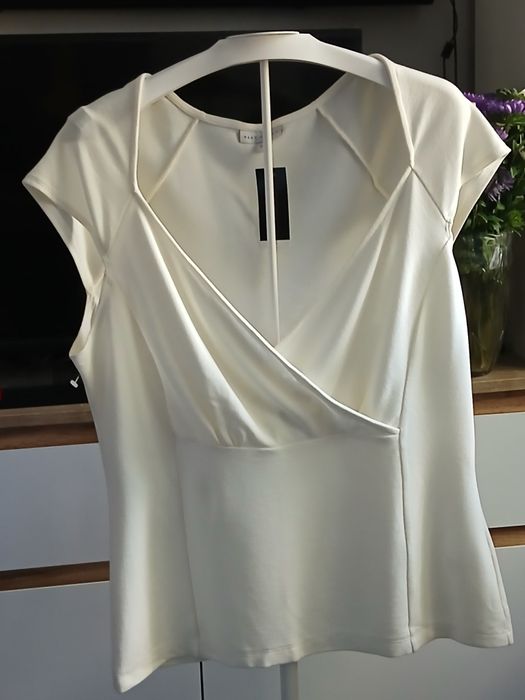 Elegancka smietankowa bluzka NEXT rozmiar 48