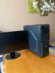 Komputer gamingowy zestaw monitor benq