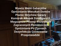 Wywóz Mebli Śmieci Mieszanych Opróżnianie Mieszkań Domów Przeprowadzki