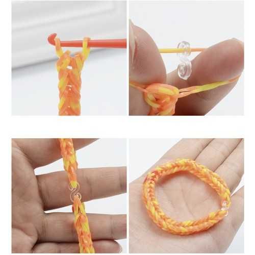 Gumki do Robienia Bransoletek 4400 szt. Zestaw DIY Dla Dziecka
