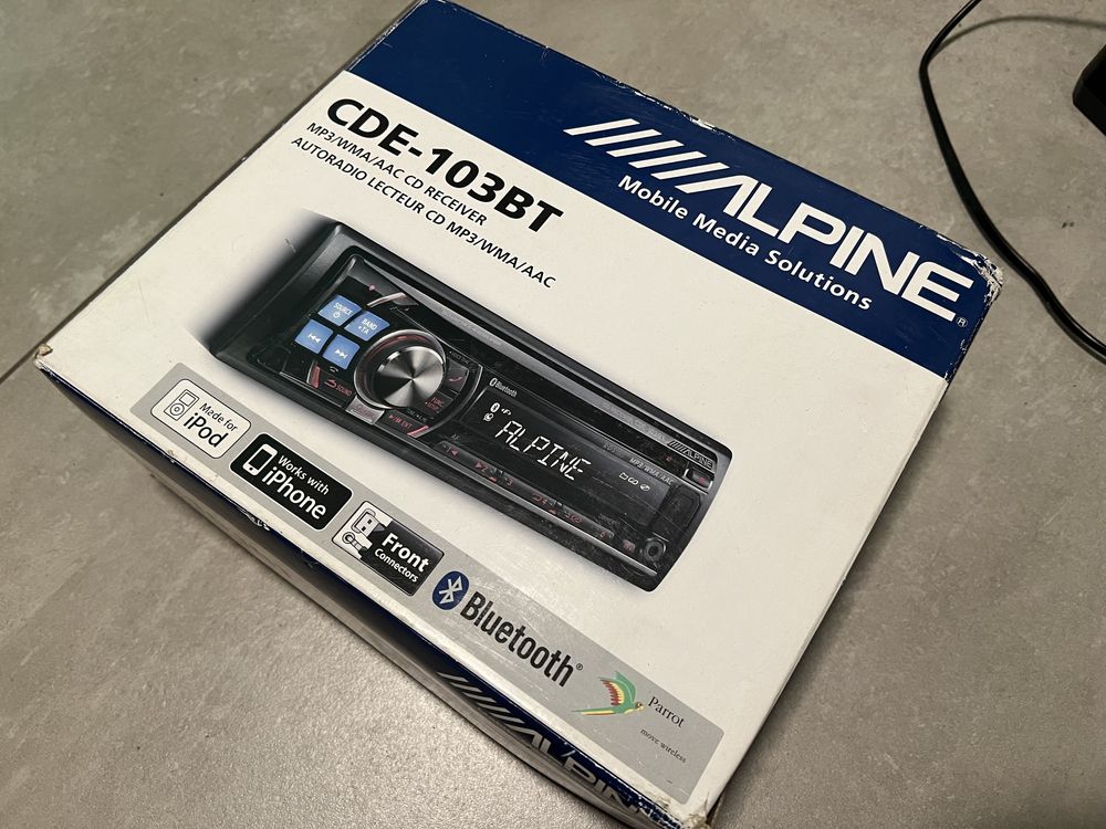 Radio ALPINE CDE 103BT Bluetooth* CD*Mp3*USB*AUX*