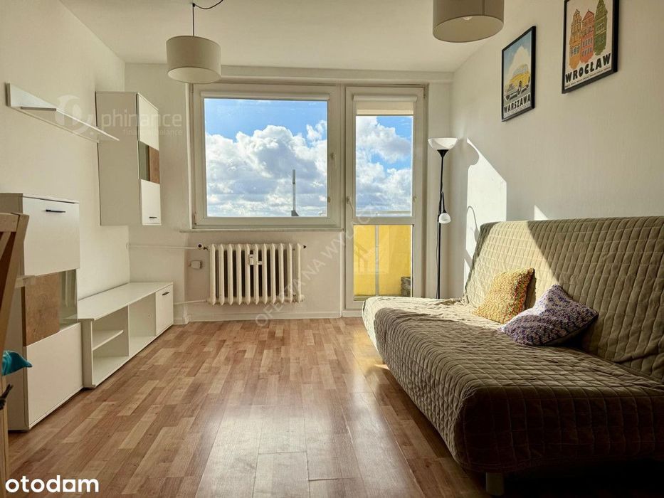 2 pokoje, 37,80m2 piwnica, balkon