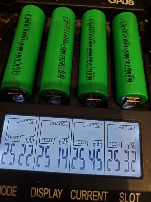 Продам ОРИГІНАЛЬНІ ВИСОКОТОКОВІ  акумулятори 18650..eve 25p та S