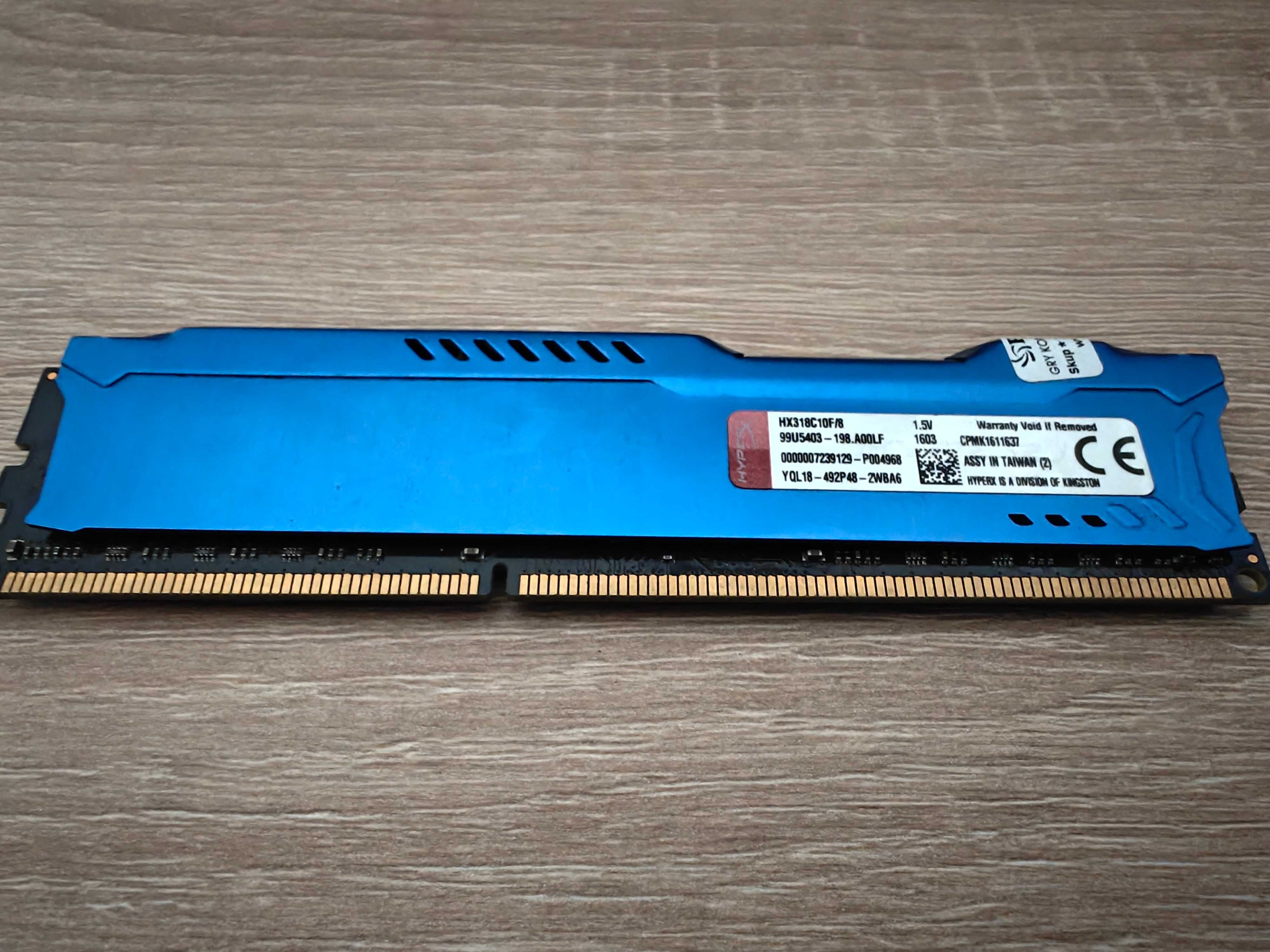 kość RAM 8 GB HyperX Fury DDR3