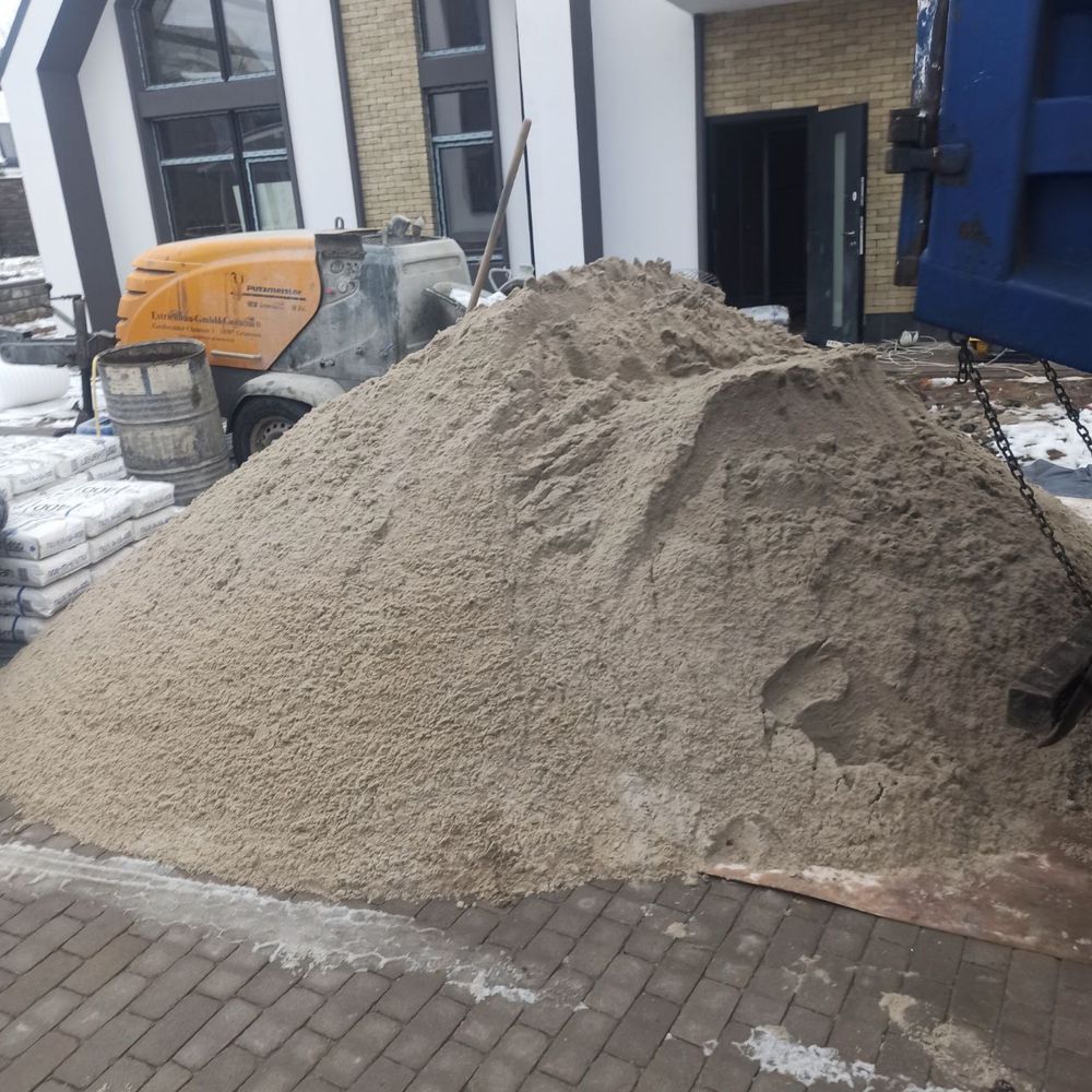 Пісок Річковий з доставкою — (Песок речной) СУПЕР Ціна