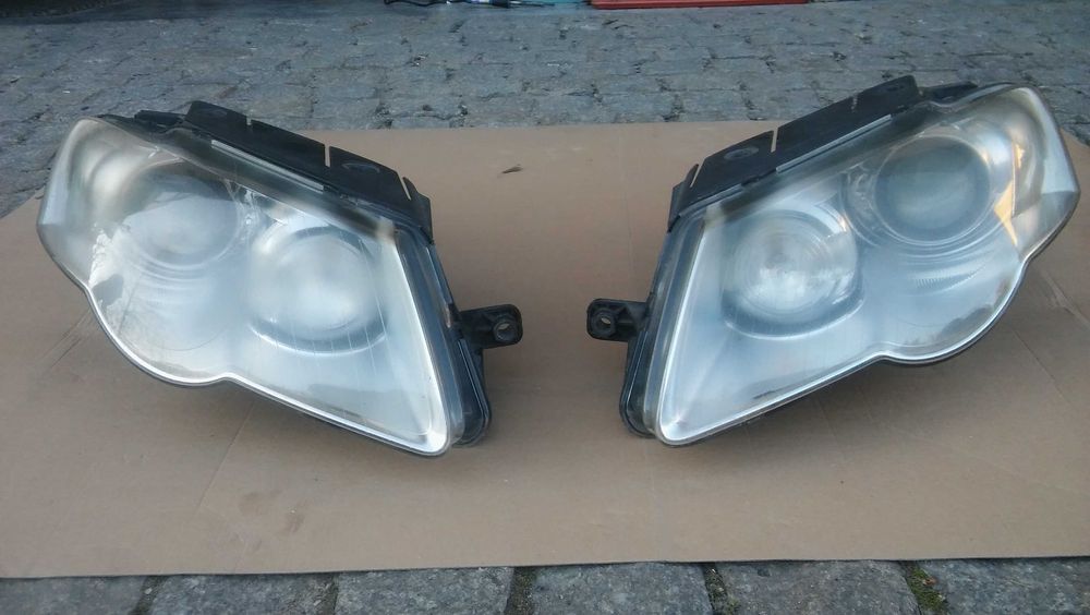 VW Passat B6,od 05r,lampy przód,XENON,Lewa+Prawa,kompletne,Valeo,orygi