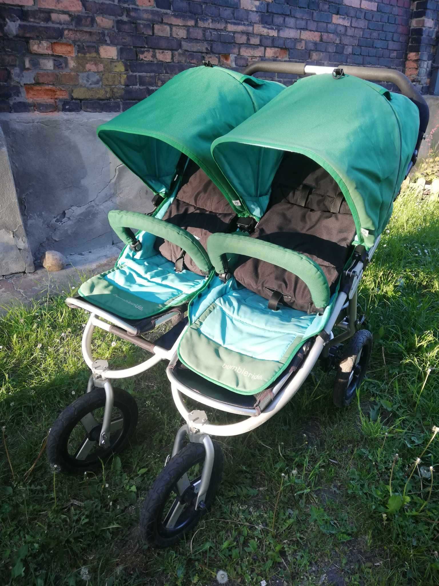 Wózek rok po roku 2w1 Bumbleride Indie Twin + dodatki