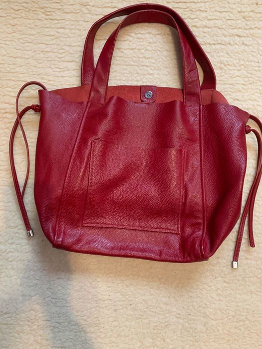 Шкіряна сумка , шопер