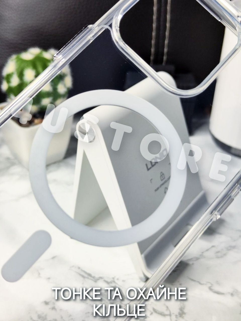 Чехол Space Magsafe на iPhone 16 Pro Max прозрачный чохол прозорий