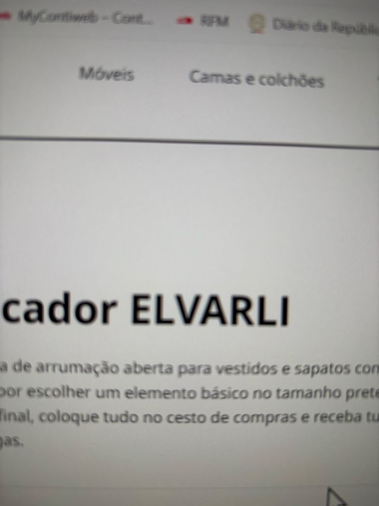 Roupeiro/ Armario aberto  IKEA ERVARLI