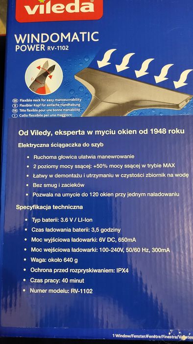 Vileda ściągaczka do szyb