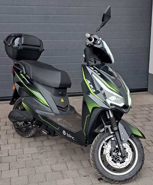 Motorower Skuter elektryczny 2024r jak nowy Alfa Blinc 2kW
