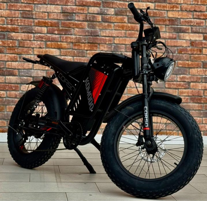 Електрофетбайк Corso Komodo  1000W 48V/18Ah 20" LCD дисплей