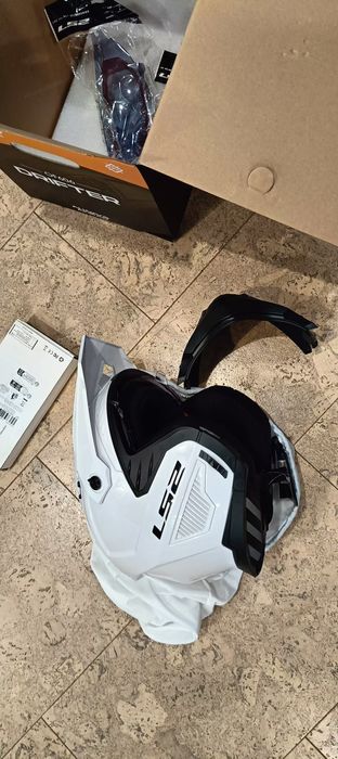 Мотошолом(мотошлем) LS2 OF606 Drifter Solid White L