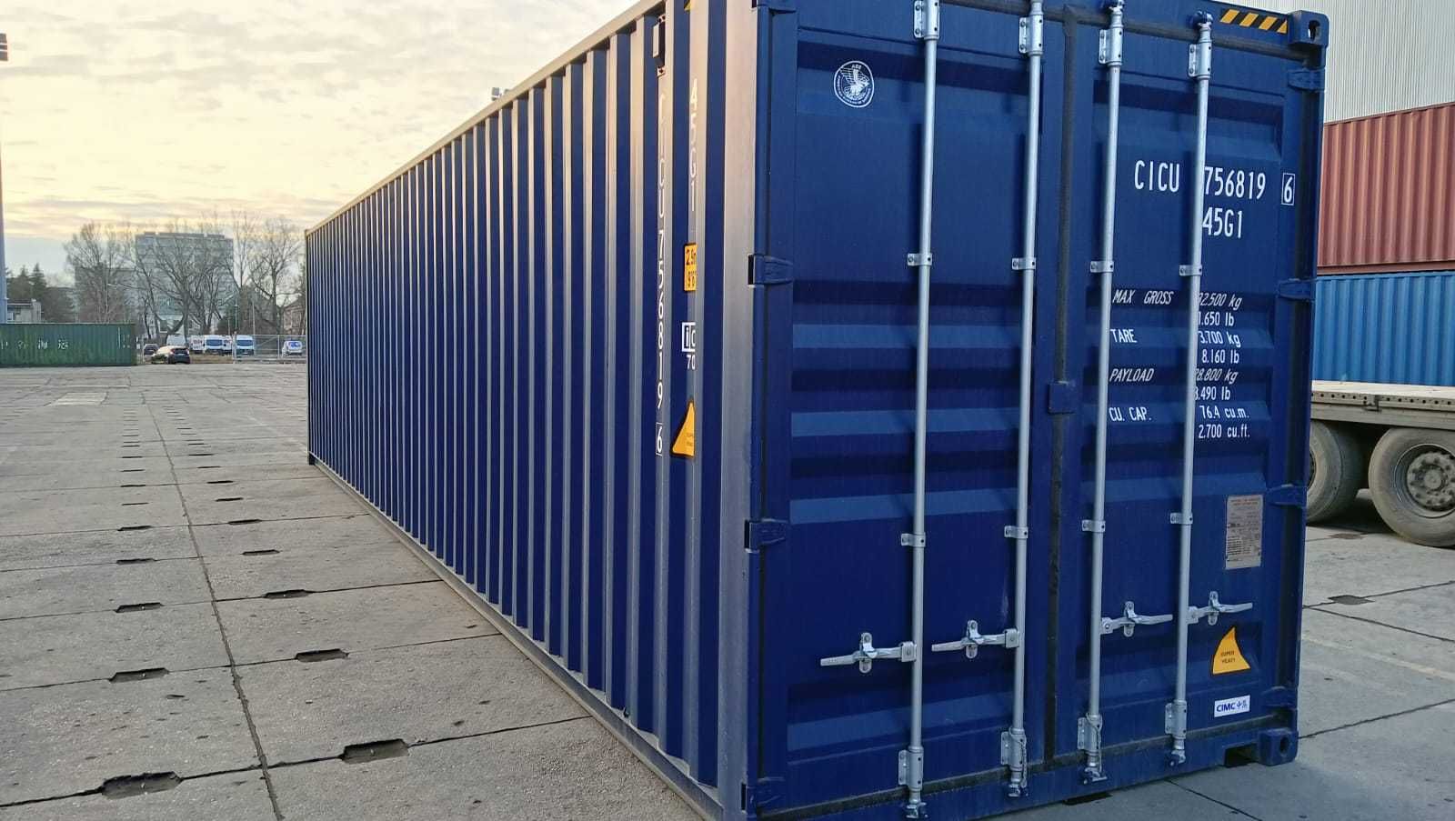 Kontener morski 40 HC OneWay, nowy, 12 metrowy / sprzedam / PZ