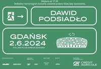 Bilet Dawid Podsiadło Gdańsk 02.06 płyta