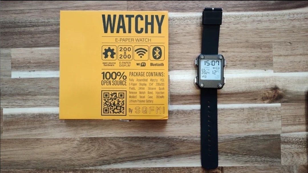 Watchy Arduino Smartwatch wifi e Bluetooth extra caixa aluminio