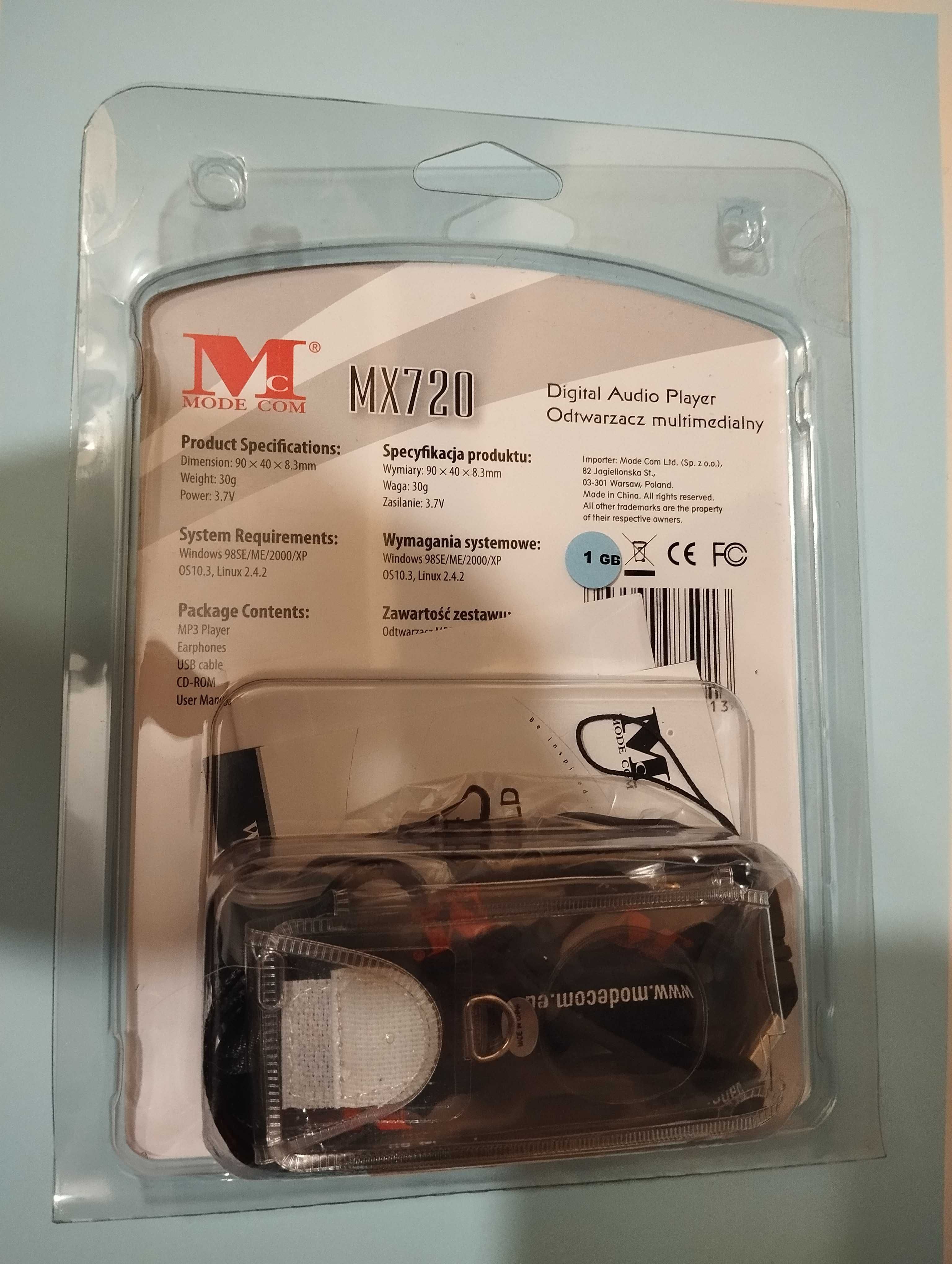 Odtwarzacz multimedialny MX720