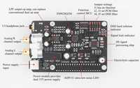 ЦАП I2S HIFI 384K DSD256 для Raspberry Pi плата