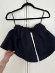 Miu miu granatowa spódnica mini typu ballerina z ukrytymi szortami S